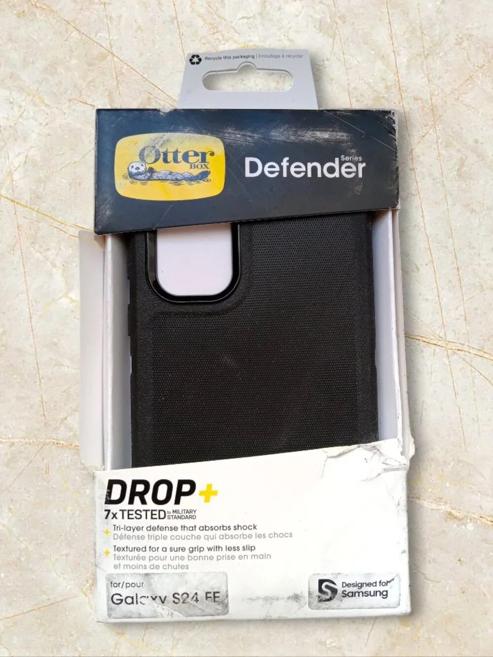 Otterbox Defender Samsung Galaxy S24 FE black phone case NEW